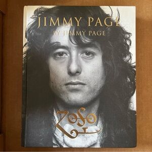 Jimmy Page by Jimmy Page Hardcover Book - Black and Gold